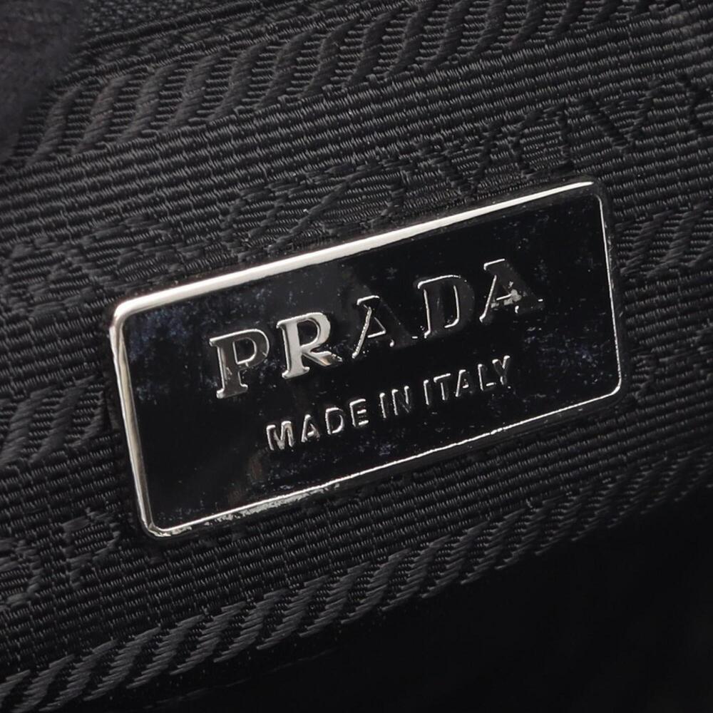 PRADA Black Leather Shoulder Bag - Picture 4 of 7